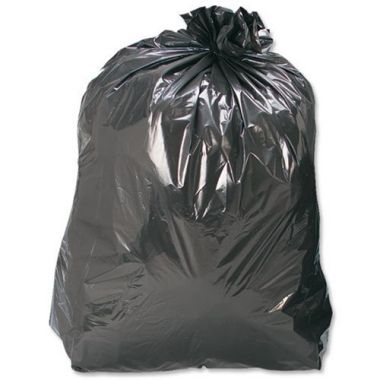 60 x Extra Strong Black 50 Litre Tie Handle Refuse Sacks Waste Bags Bin Liners 