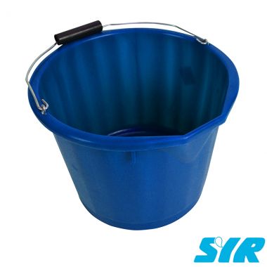 Colour Coded Food Hygiene Blue 10L Plastic Bucket with Handle 