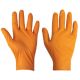Orange Powder Free Nitrile Glove | Heavy Duty | Diamond Texture | Box 100 | Medium