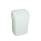 Swing Top Bin | White | 15 Litre | 235mm x 300mm x 405mm | SWING841