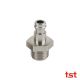 TST 021 Series Plug Brass Nickel Plated - 8mm Hosetail Connection | 021 HU 08N