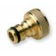 Brass Tap Adaptor ¾ inch F - 2 PACK