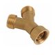 Brass 6mm Y-Piece Connector BYHT6 - 2 PACK