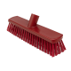 Plastic Washable Hygiene Brush | 12 inch | Red | Stiff