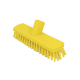 Premium Plastic Washable Hygiene Deck Scrub Brush | 9 inches / 23cm | Yellow 
