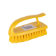 Iron Shaped Scrubbing Brush | Yellow