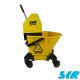 SYR TC20 | 13 Litre Kentucky Mop Bucket & Wringer on Heavy Duty Castors | Yellow