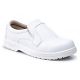 White Microfibre Slip On Safety Shoes | UK 4