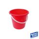 10 Litre Plastic Round Bucket | Red