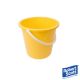 10 Litre Plastic Round Bucket | Yellow