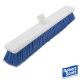 Plastic Washable Hygiene Brush | 18 inch | Blue | Stiff