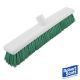 Plastic Washable Hygiene Brush | 18 inch | Green | Stiff