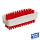 Plastic Washable Colour Coded Nail Brush - Red