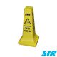SYR 21'' Caution Wet Floor Cone Yellow (Short) 992387