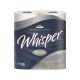 Whisper Silver | Soft Toilet Roll | 4 x 10 | Pack/40