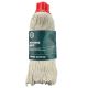 Sundew Hygiene x Cisne | Twine Cotton Hygiene Mop | Screw Fit Socket Mop | 175gm | Each | Red | HMTC-R