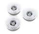 Cimex  CR38 16cm Standard Scrub - White Nylon Brushes Set/3