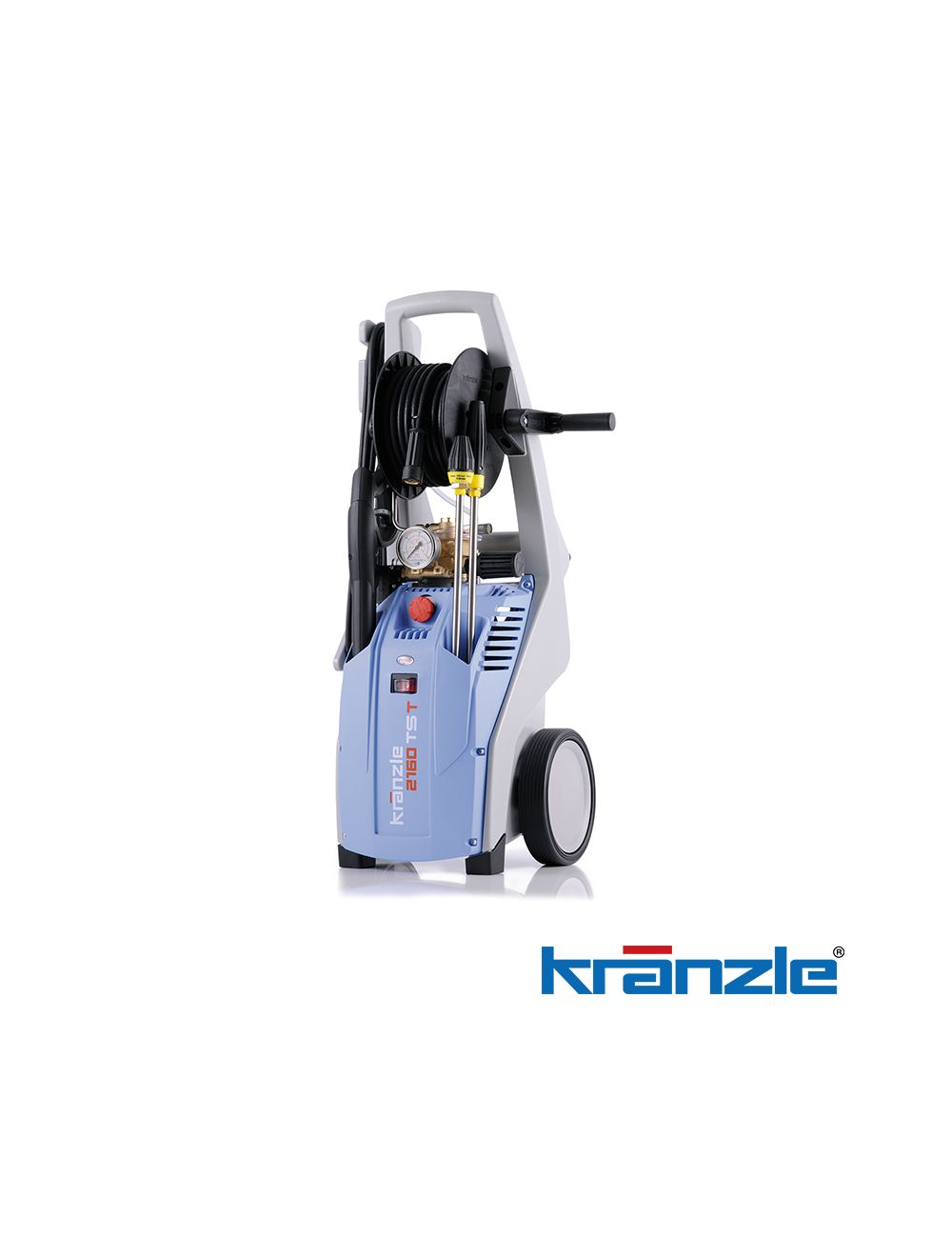 Kranzle K2160 TST  Portable High Pressure Cold Water Pressure Washer - Hose  Reel & Dirtkiller - 417801