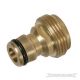 Brass Hozelock Tap Connection with Male 1/2