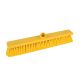 Plastic Washable Hygiene Brush | 18 inch | Yellow | Stiff