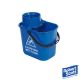 Exel Heavy Duty Plastic Mop Bucket & Wringer | Blue