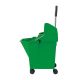 SYR Ladybug / Duo Press Mop Bucket | 9 Litre Kentucky Mop Bucket & Wringer | Green