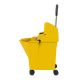 SYR Ladybug / Duo Press Mop Bucket | 9 Litre Kentucky Mop Bucket & Wringer | Yellow