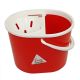 Lucy Oval Plastic Mop Bucket | Red