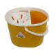 Lucy Oval Plastic Mop Bucket | Yellow