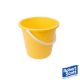 10 Litre Plastic Round Bucket | Yellow