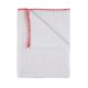 Bleached White Dishcloth - Red Edge (16