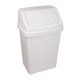 White Swing Bin With White Lid | 50 Litre