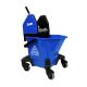 SYR TC20 | 13 Litre Kentucky Mop Bucket & Wringer on Heavy Duty Castors | Blue