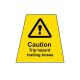 MiniCone | Trip Hazard Trailing Hoses Label | MS4 | Per Label