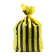 Yellow Tiger Stripe Sack | 30 Litre | Roll of 50